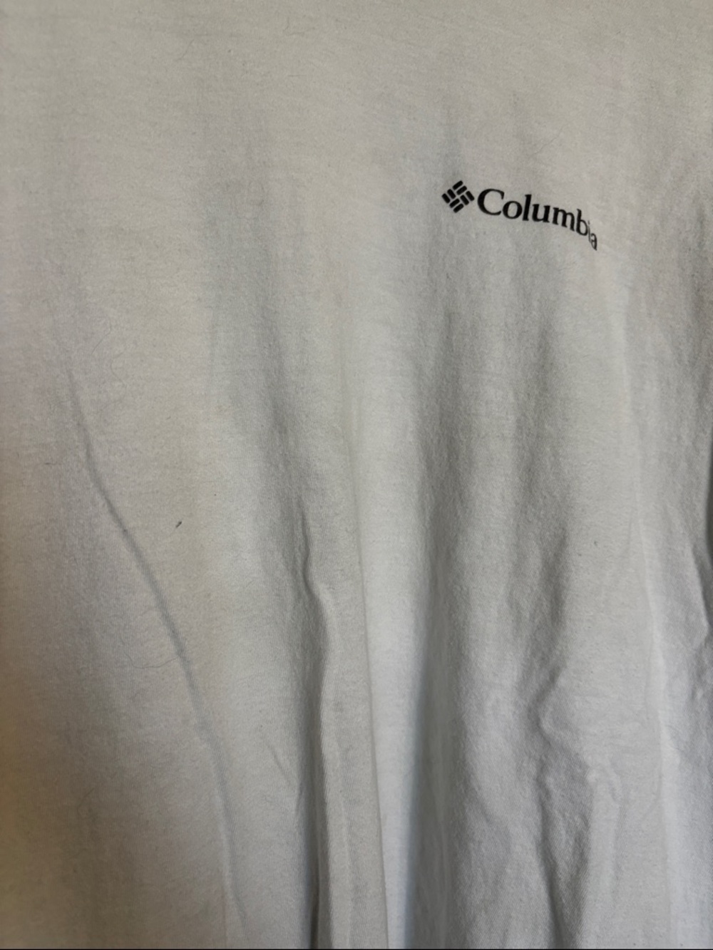 Columbia White Short-Sleeve Tee with Yellow and Green Outdoor Graphic - Picture 4 of 4